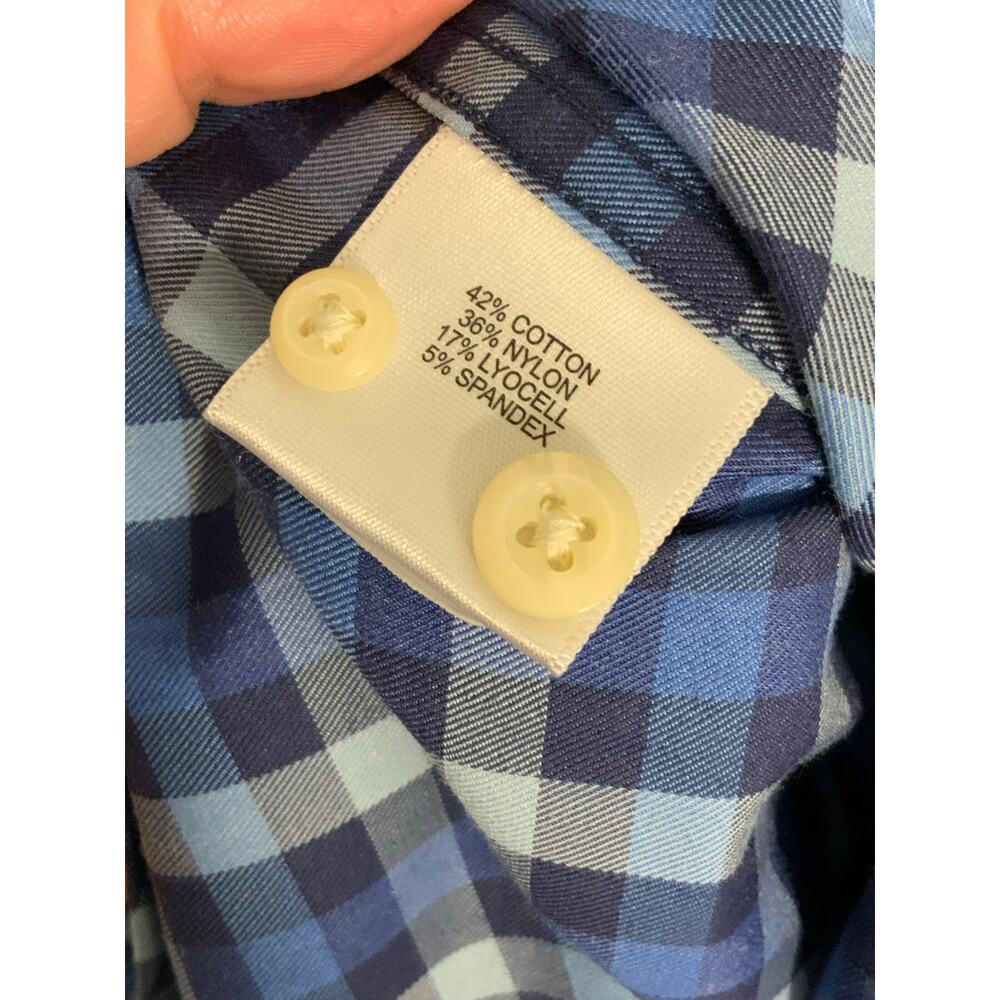 Peter Millar‎ Men's Plaid Dress shirt size XXL - Picture 3 of 6